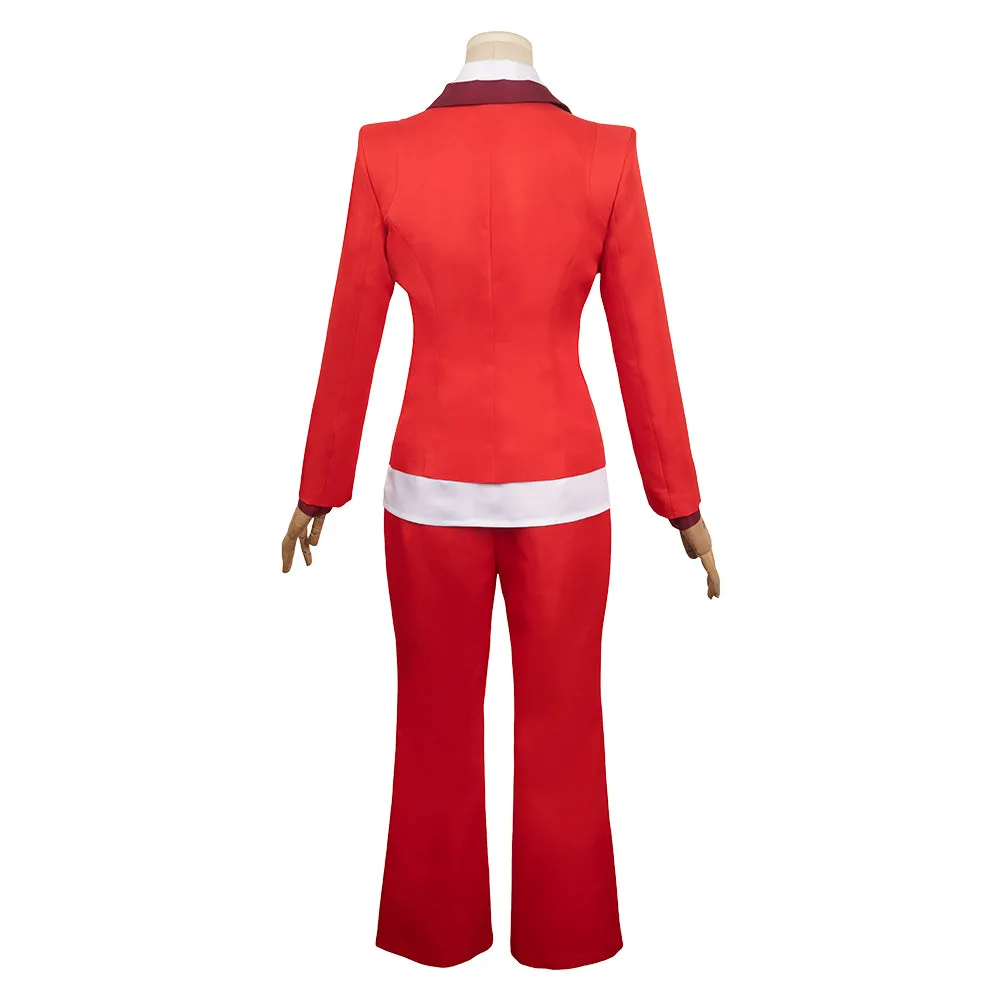 Hazbin Hotel Charlie Morningstar Red Suit Cosplay Costume Outfits Halloween Carnival Suit