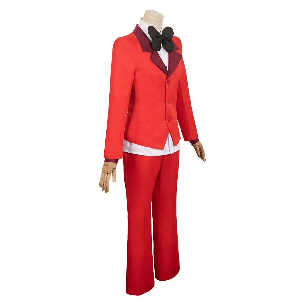 Hazbin Hotel Charlie Morningstar Red Suit Cosplay Costume Outfits Halloween Carnival Suit