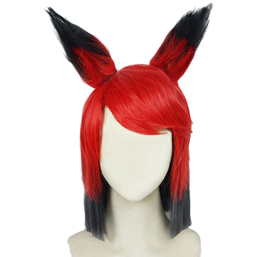 Hazbin Hotel Demon Alastor TV Character Red Suit Cosplay Costume Outfits