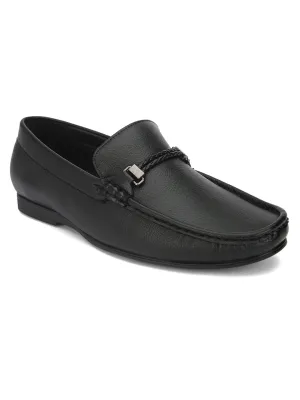 Hydes N Hues Men Black Formal Loafers