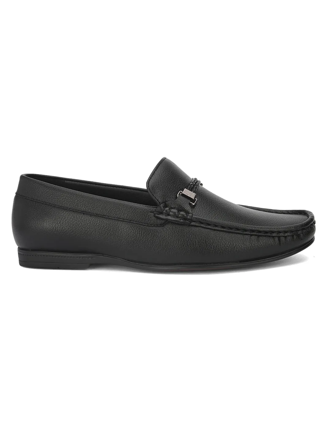 Hydes N Hues Men Black Formal Loafers