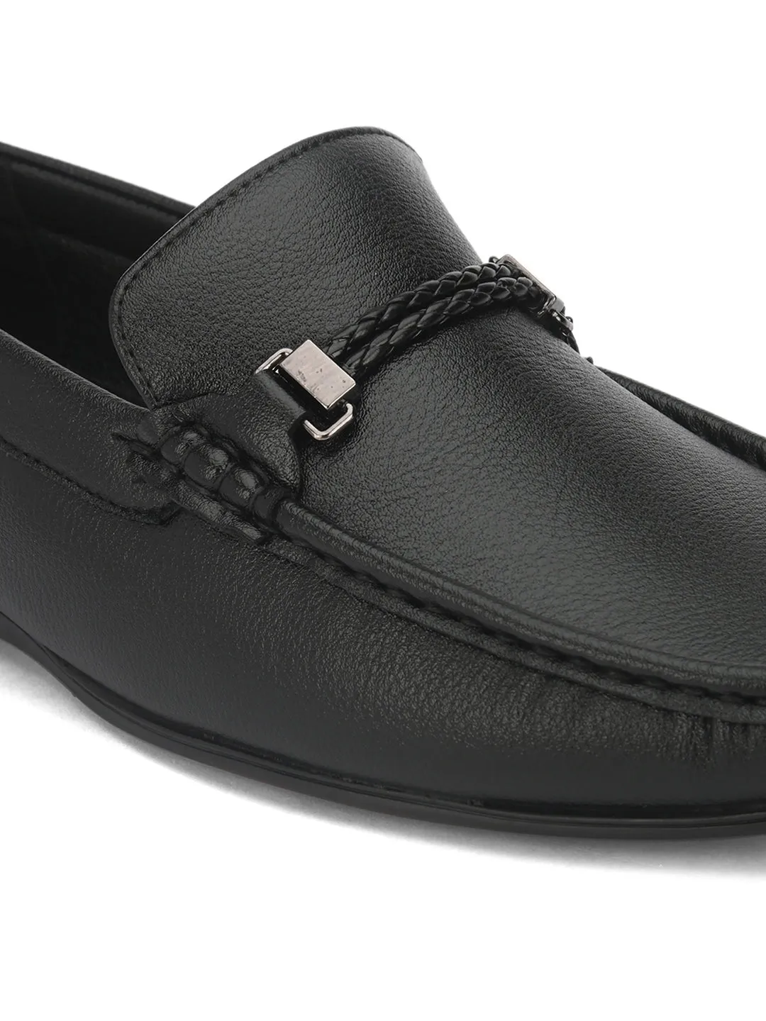 Hydes N Hues Men Black Formal Loafers