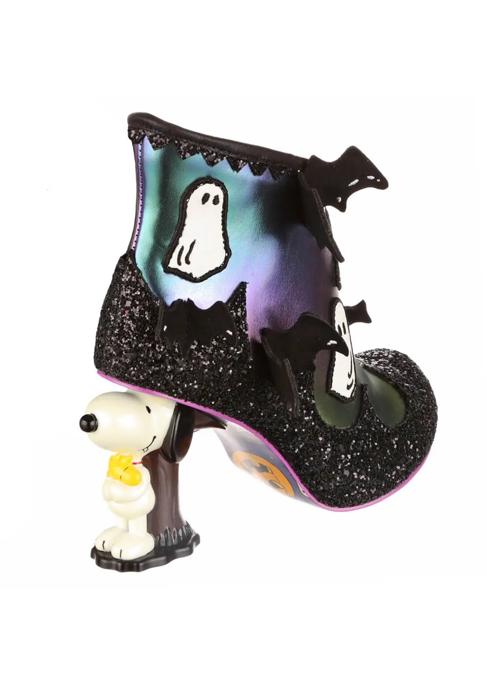 Irregular Choice x Peanuts Count Snoopy Ankle Boots Black