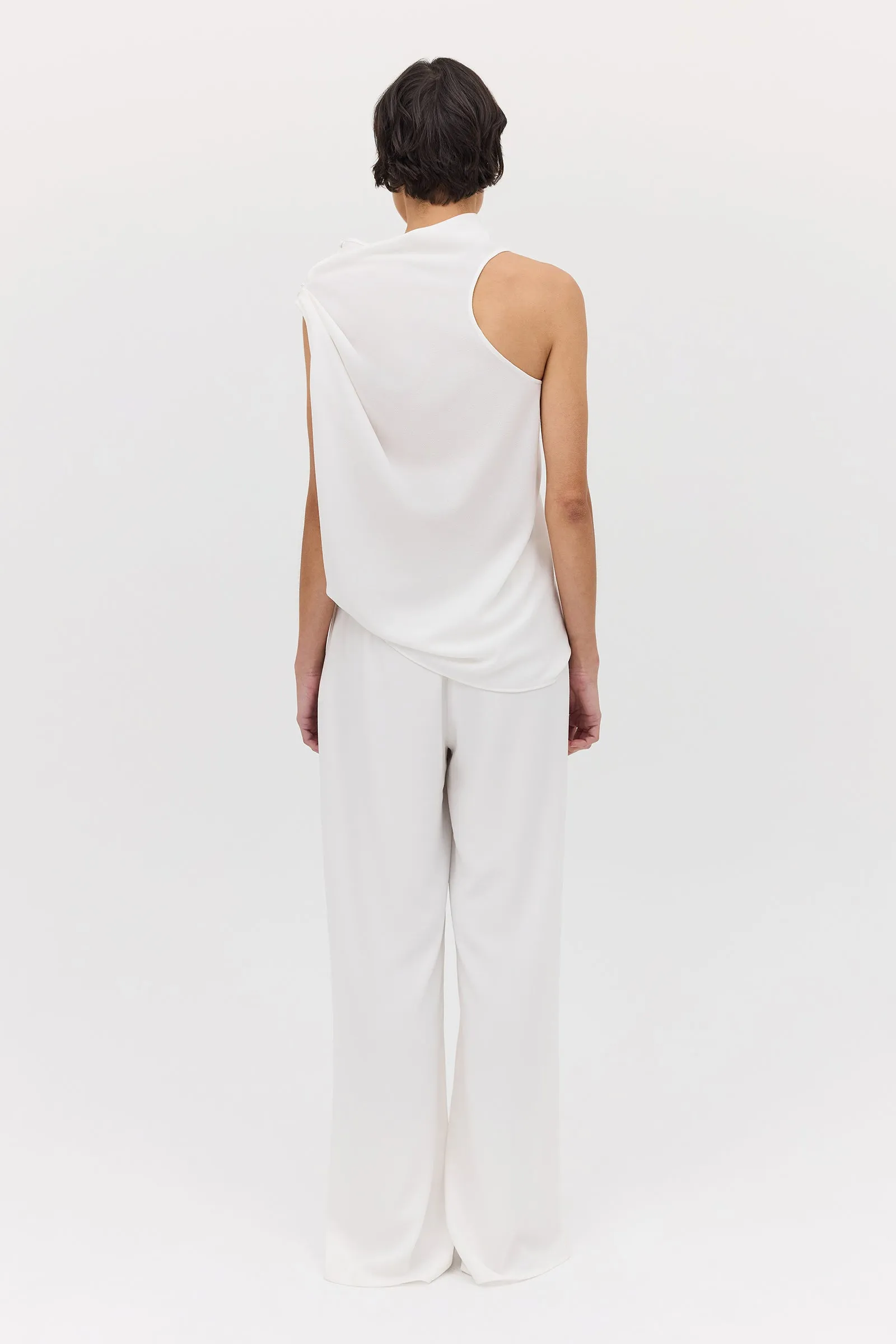 IVORY TEXTURED CEZANNE TOP