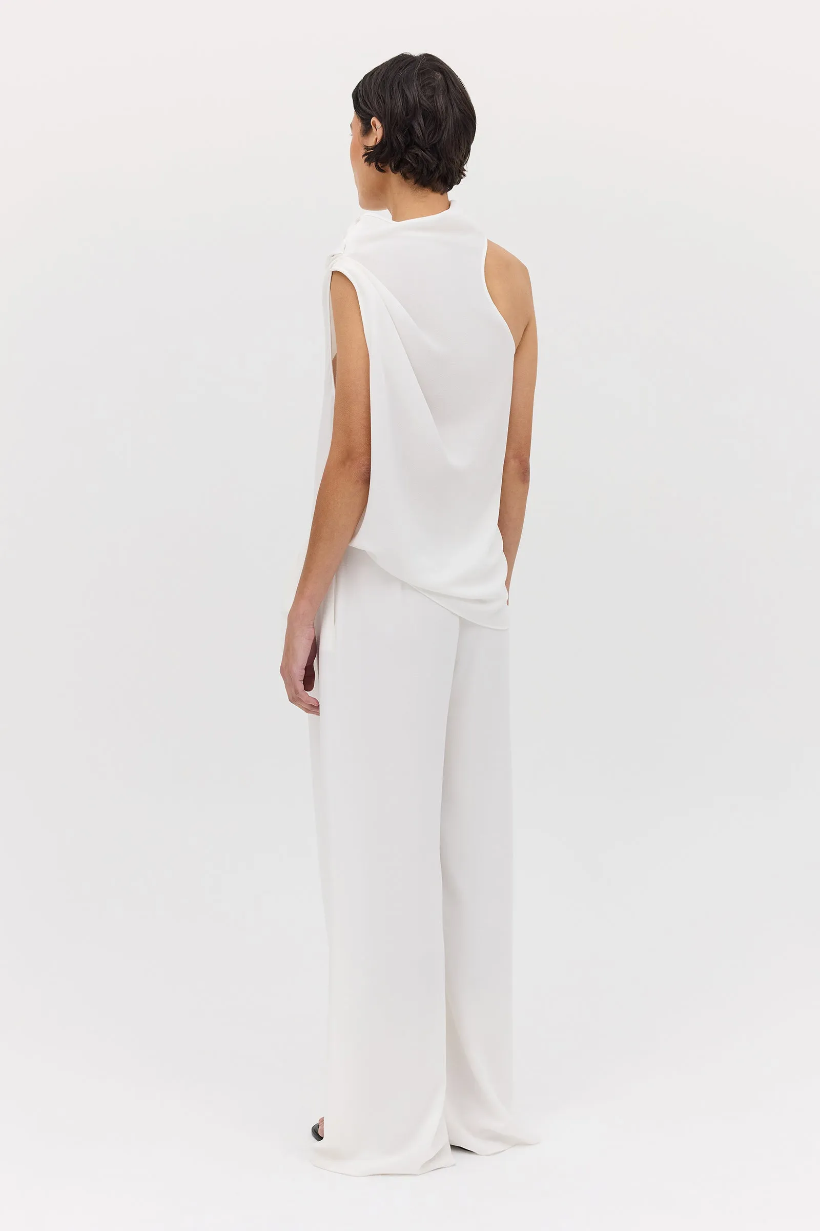 IVORY TEXTURED CEZANNE TOP