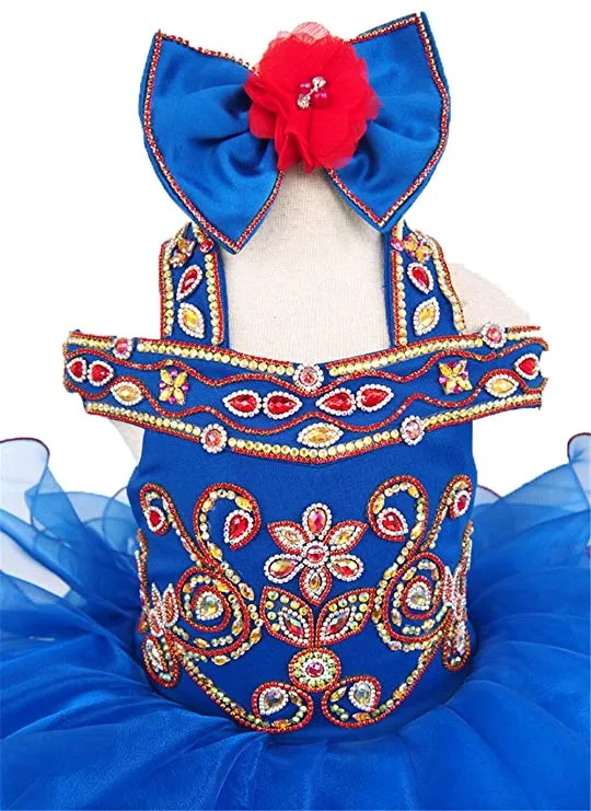 Jenniferwu Infant Toddler Baby Newborn Little Girl's Pageant Party Birthday Dress G225B