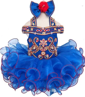 Jenniferwu Infant Toddler Baby Newborn Little Girl's Pageant Party Birthday Dress G225B