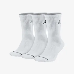 Jumpman Everyday Max Crew Socks (3 Pairs) - White