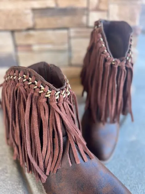 Juno Fringe Bootie