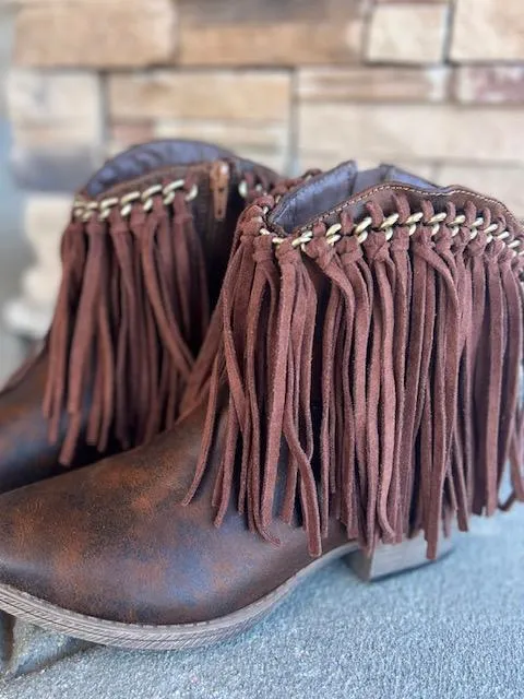 Juno Fringe Bootie