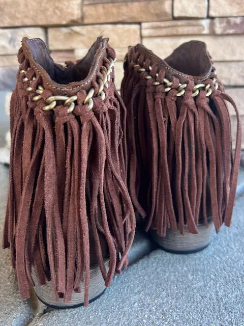 Juno Fringe Bootie