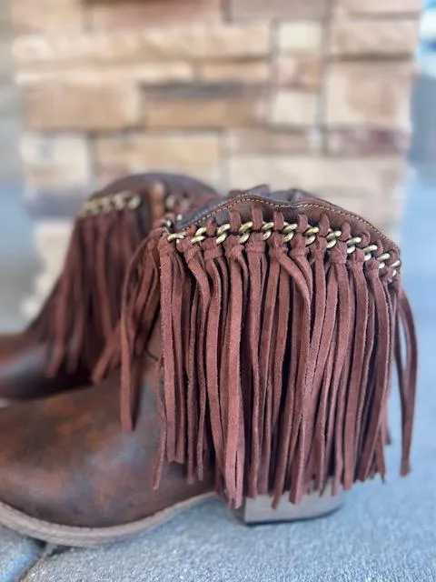 Juno Fringe Bootie