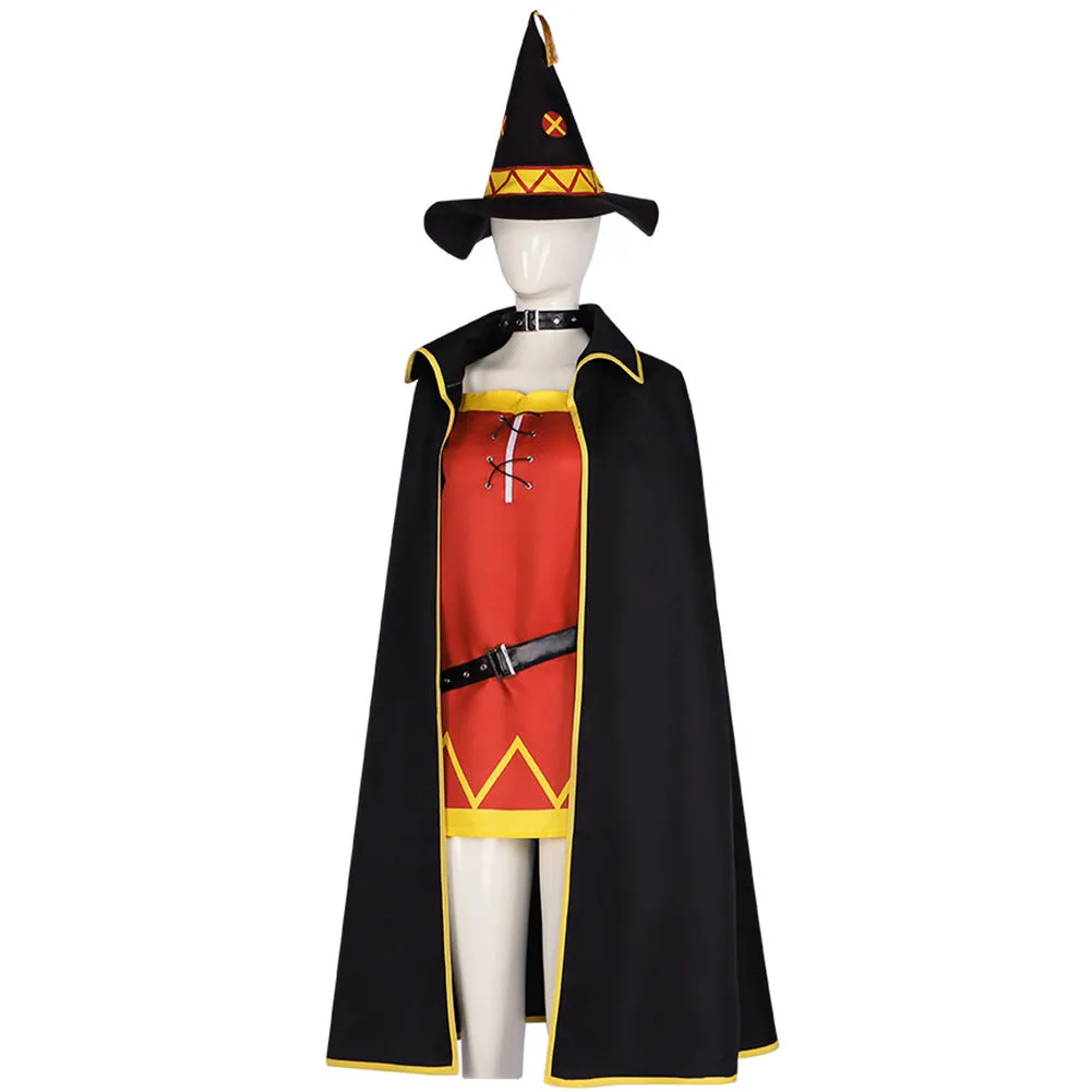 Konosuba God’s Blessing On This Wonderful World Megumin Cosplay Costume Outfits