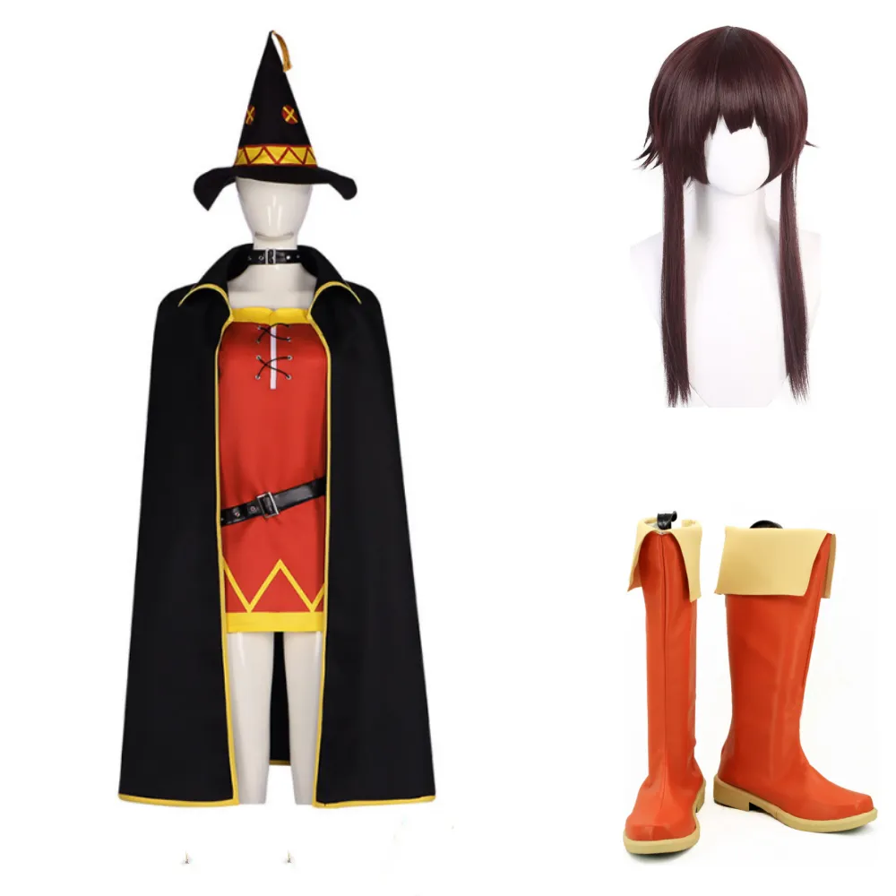Konosuba God’s Blessing On This Wonderful World Megumin Cosplay Costume Outfits
