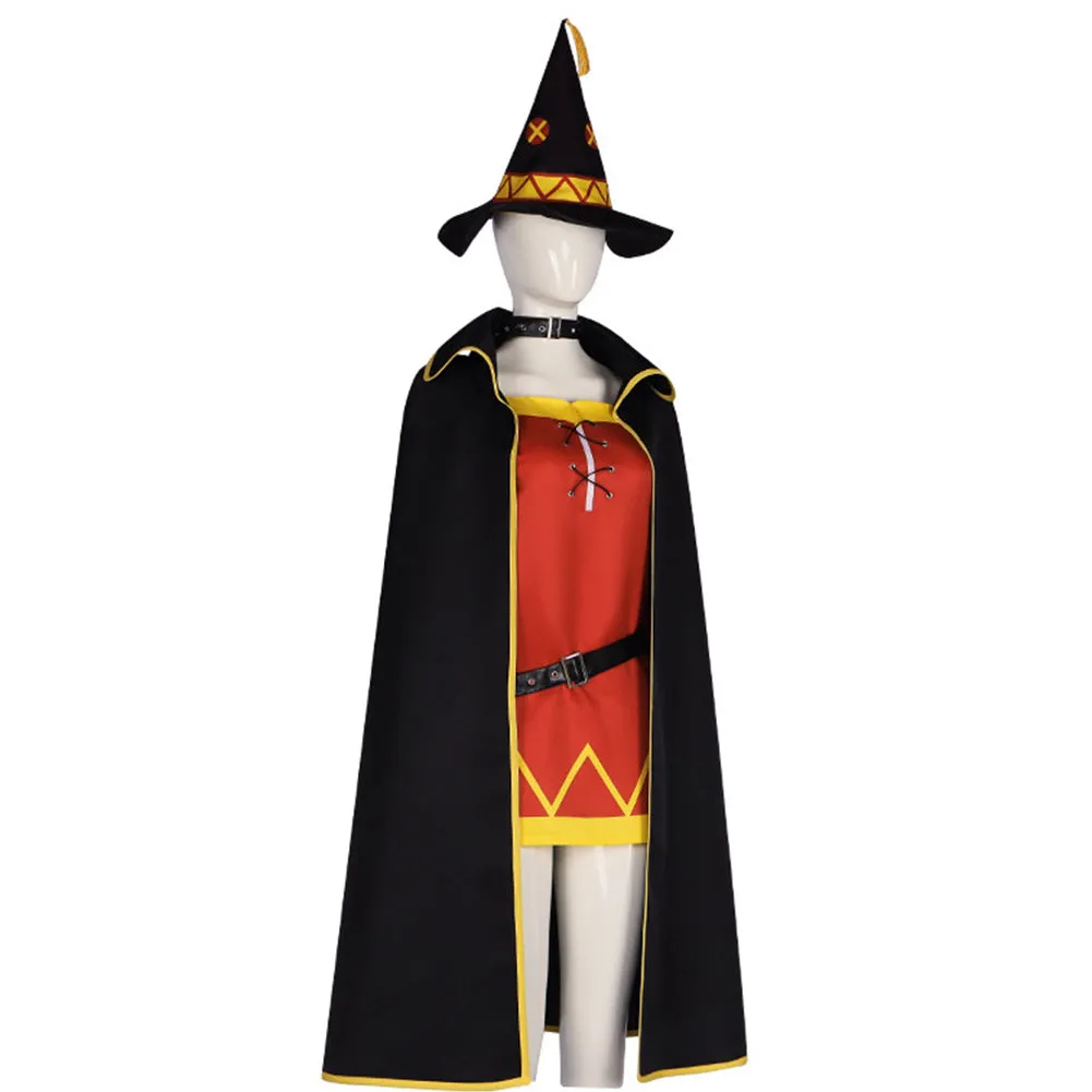 Konosuba God’s Blessing On This Wonderful World Megumin Cosplay Costume Outfits