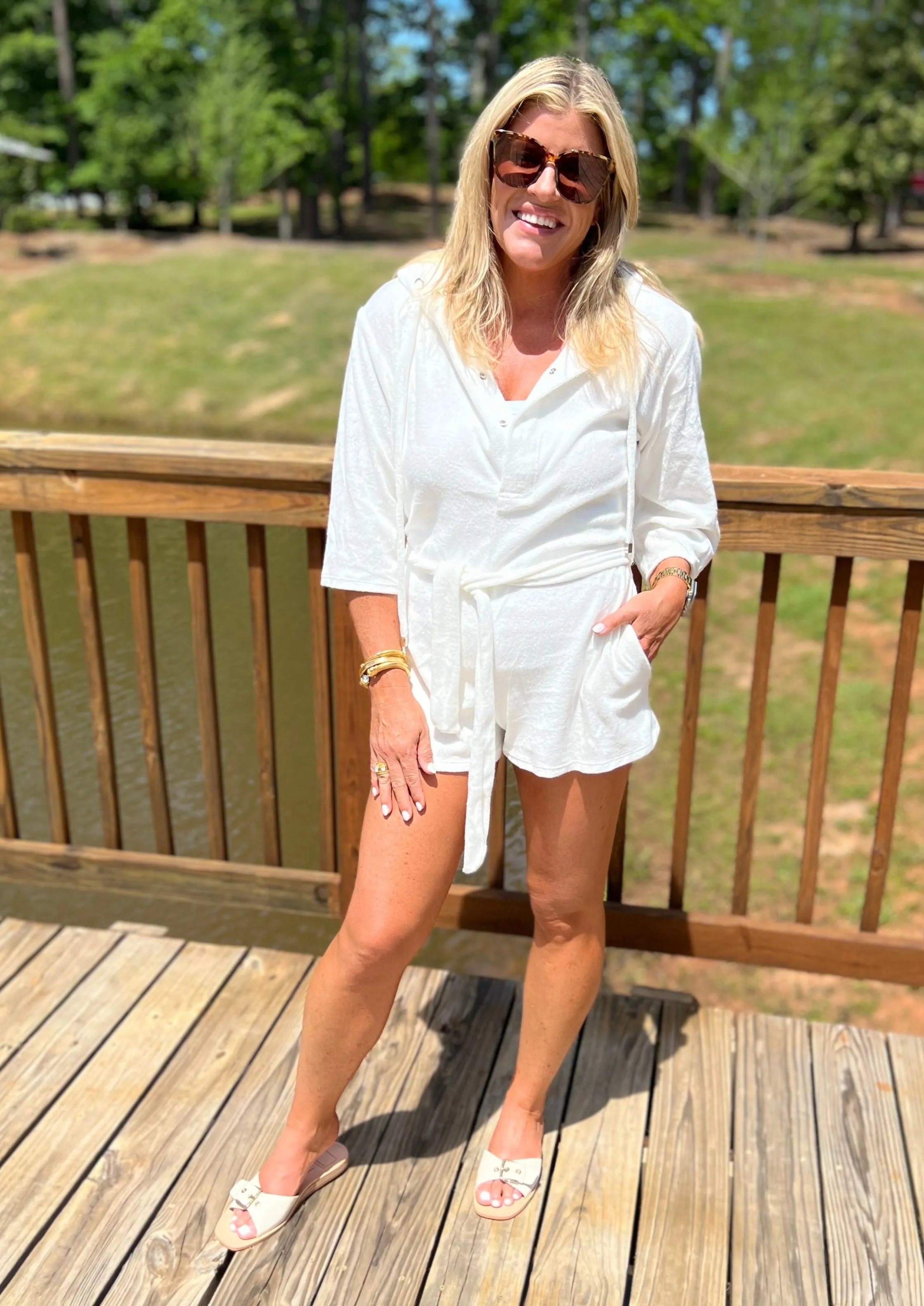 Lani Romper-Ivory-Final Sale