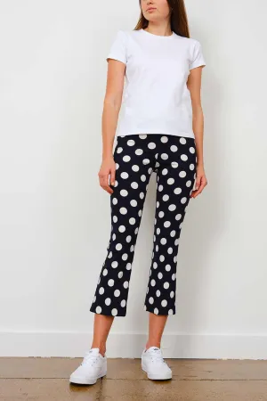 LEO Polka Navy/White