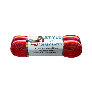 Lesbian Stripe WAXED LACES