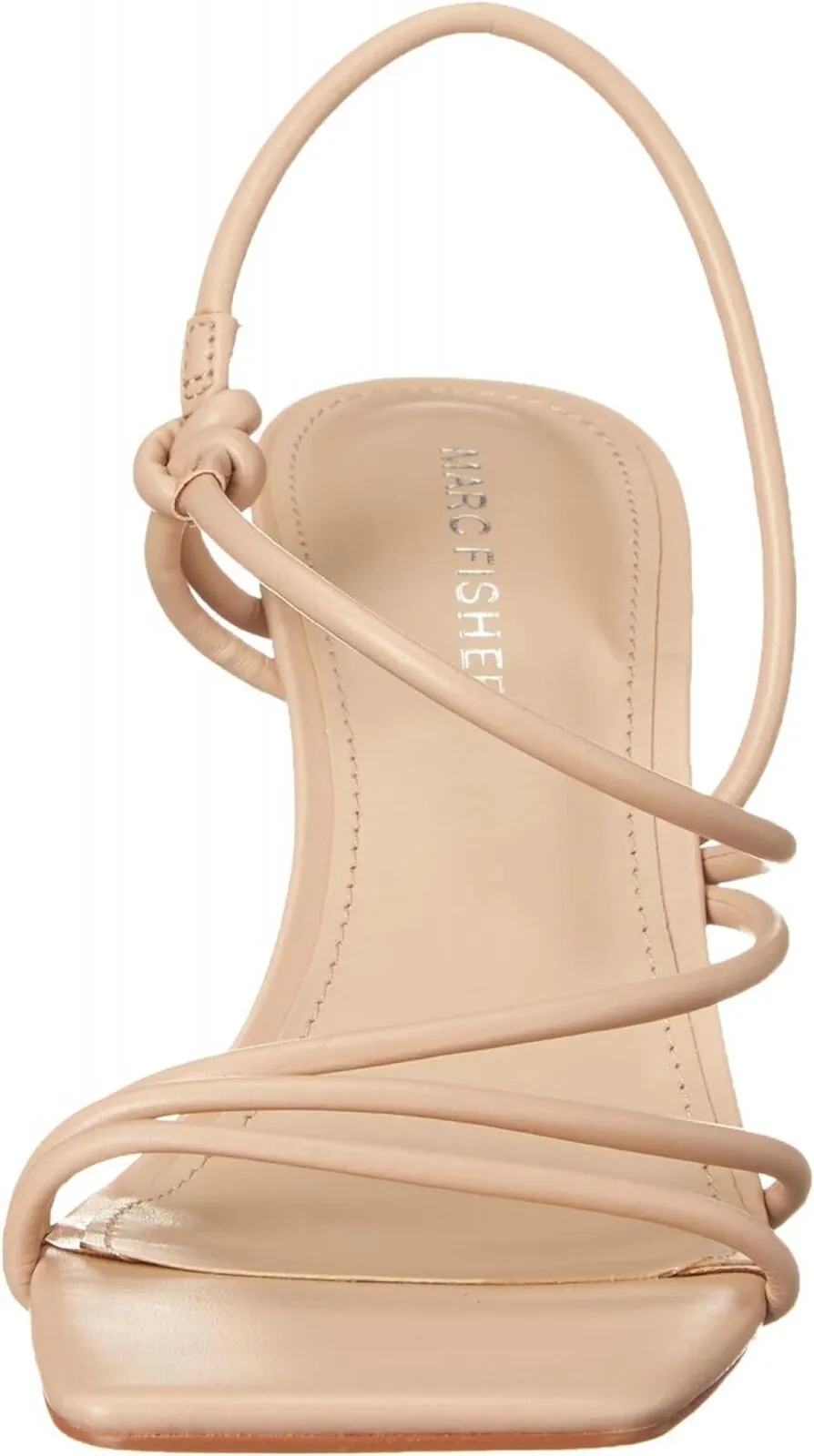 Marc Fisher Women's DARETA Heeled Sandal MFDARETA Light Natural Brown 6M