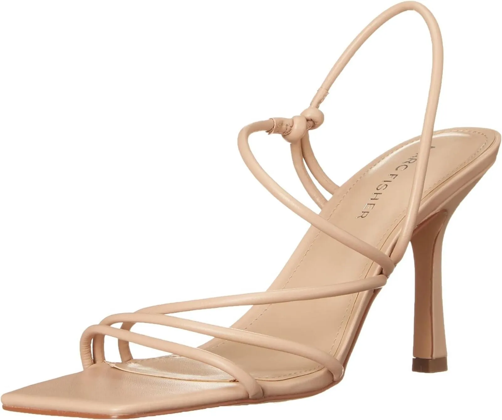 Marc Fisher Women's DARETA Heeled Sandal MFDARETA Light Natural Brown 6M