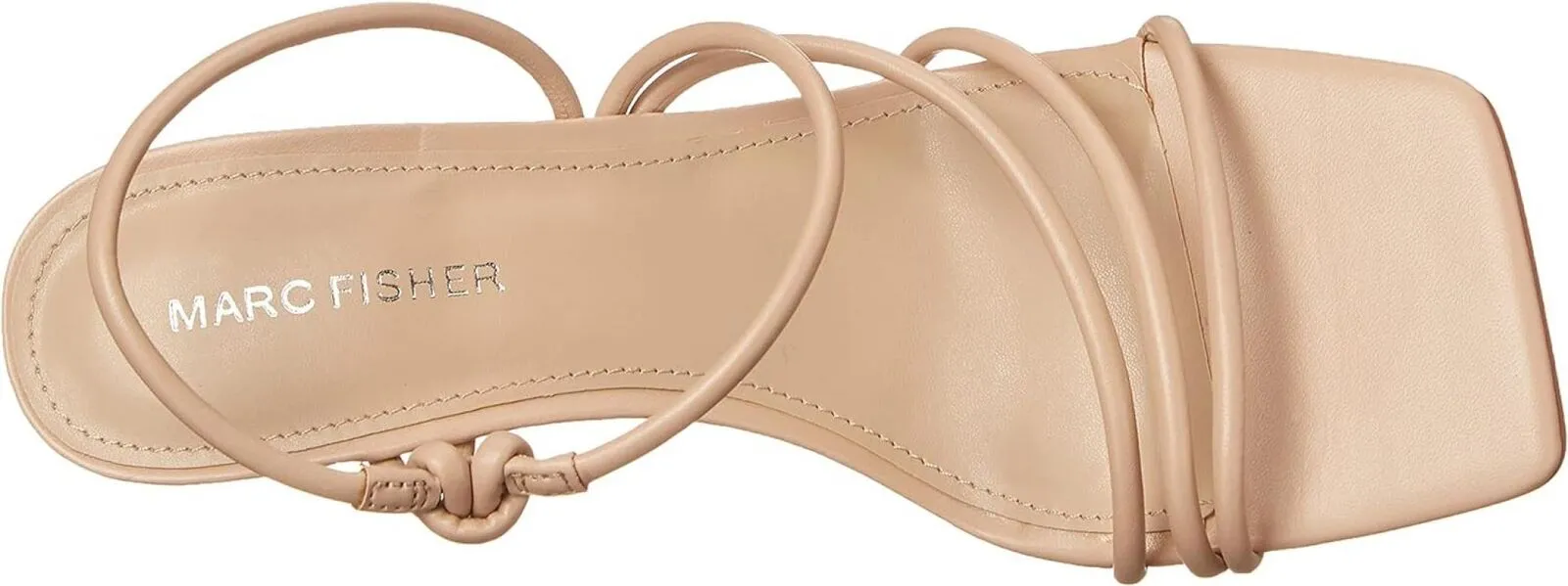 Marc Fisher Women's DARETA Heeled Sandal MFDARETA Light Natural Brown 6M