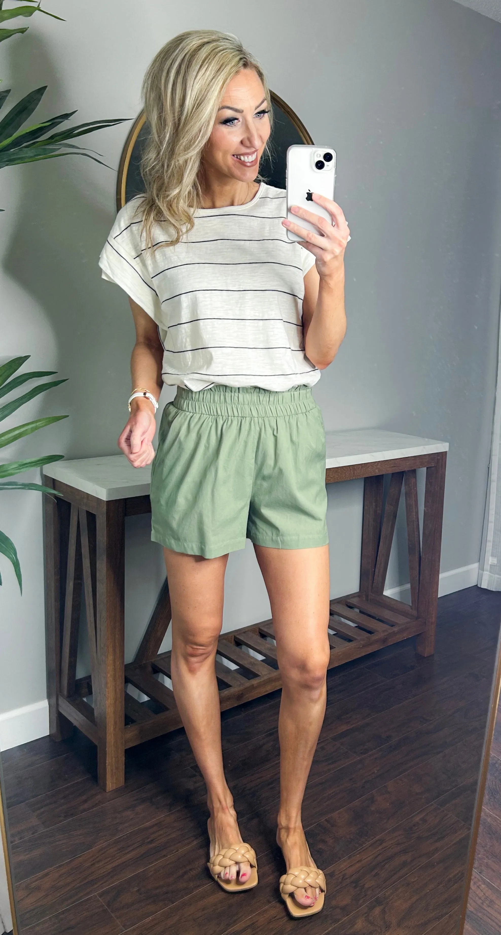 Maxwell Elastic Waist Cotton Shorts