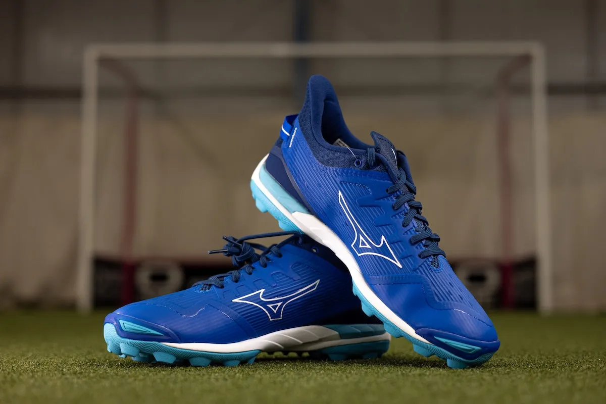 Mizuno Wave Leopardus Hockey Shoes Blue