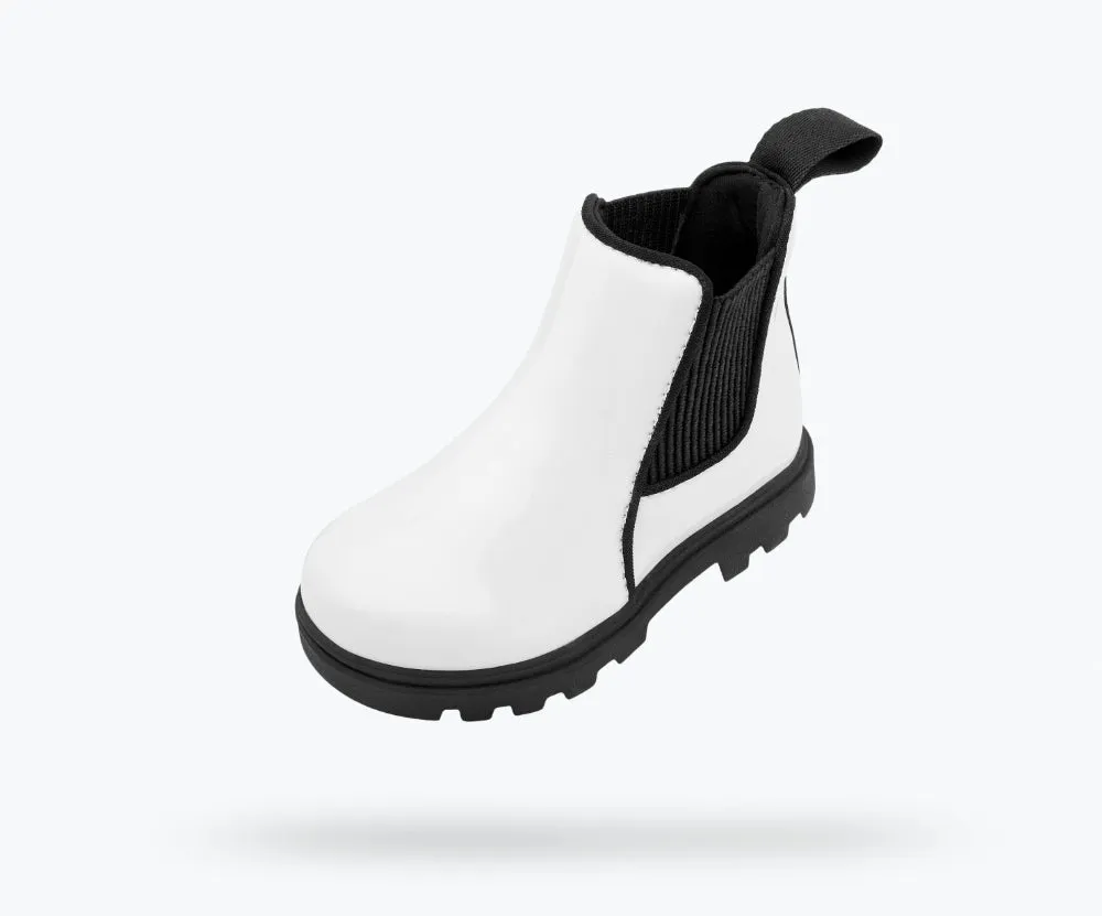 Native Kensington Treklite Gloss Boot - Shell White Gloss / Jiffy Black