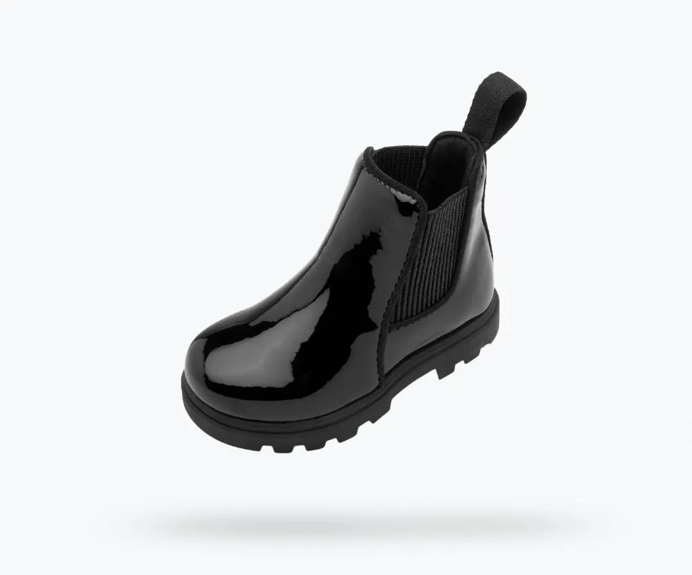 Native Kensington Treklite Gloss Kids Boot - Jiffy Black Gloss / Jiffy Black