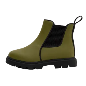 Native Kensington Treklite Kids Boot - Rookie Green / Jiffy Black