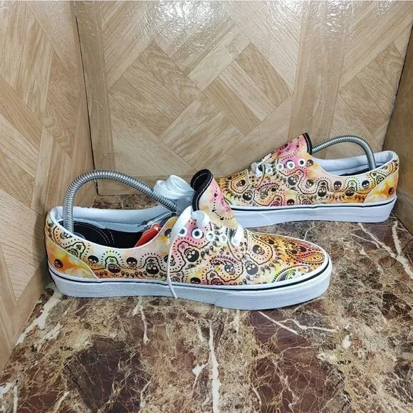 NEW Vans men Off the wall skateboard Skulls shoes sneaker size men 9.5 women 11