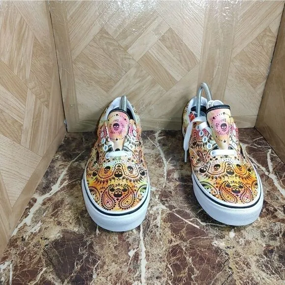 NEW Vans men Off the wall skateboard Skulls shoes sneaker size men 9.5 women 11