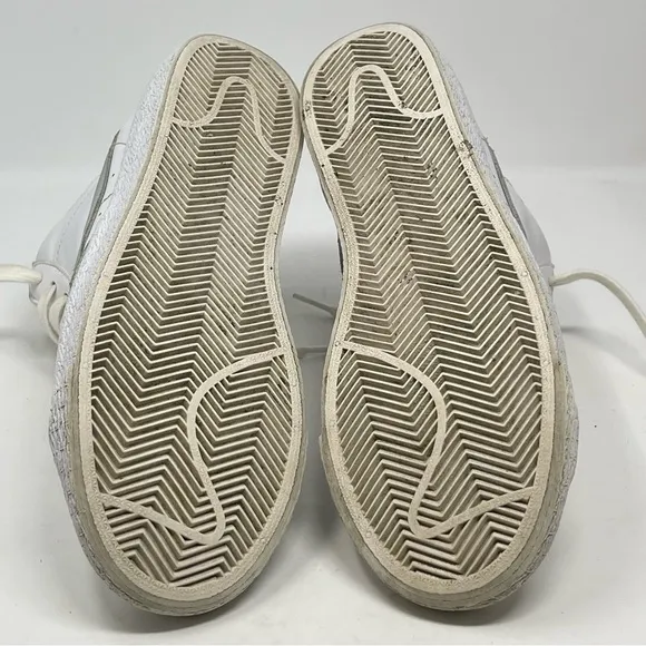 Nike Blazer Mid Like Mike Womens 7 Kids 5.5 White Celestine Blue Leather Sneaker