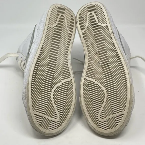 Nike Blazer Mid Like Mike Womens 7 Kids 5.5 White Celestine Blue Leather Sneaker