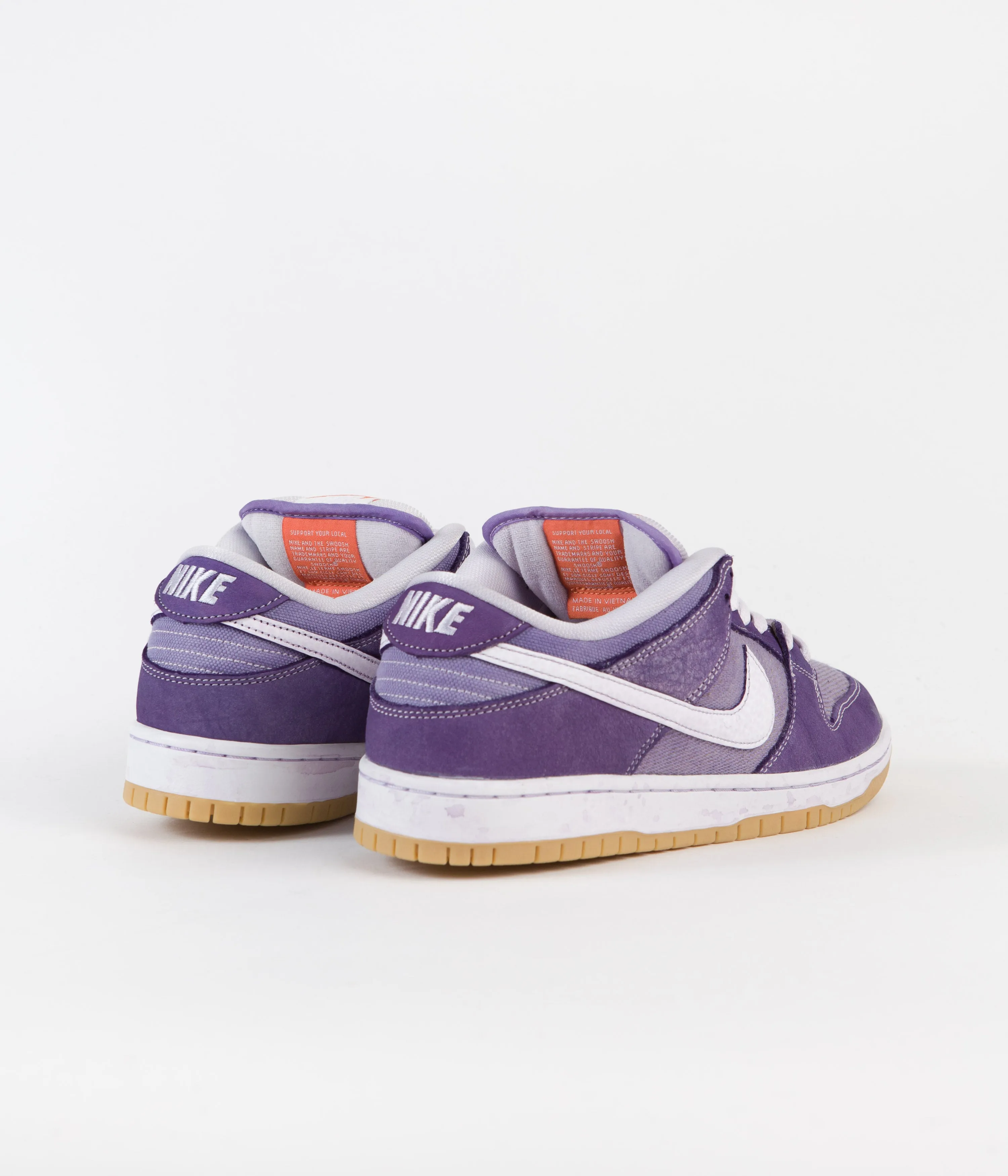 Nike SB Orange Label Dunk Low Pro Shoes - Lilac / Lilac - Lilac - Lilac