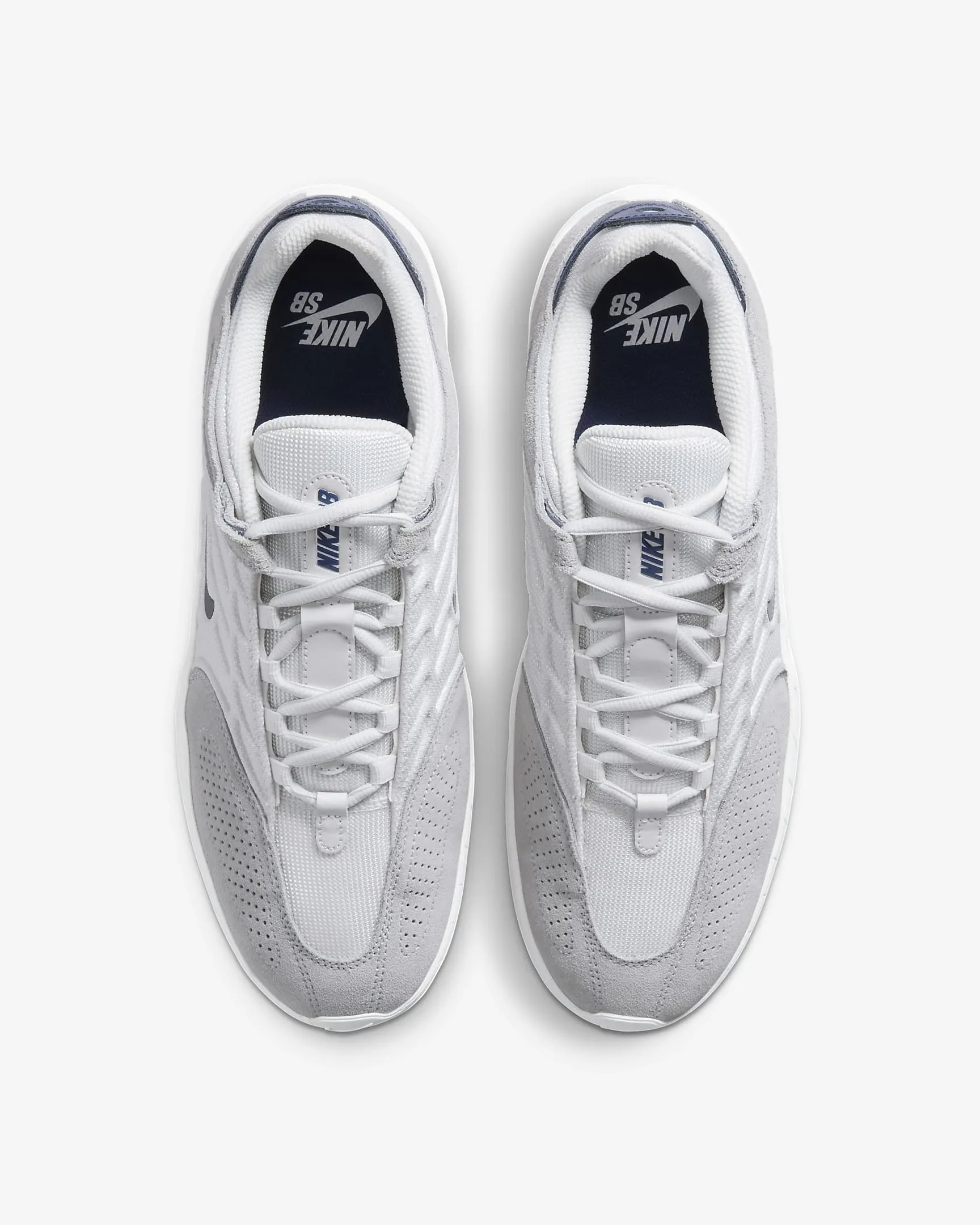 Nike SB Vertebrae Shoe - Platinum Tint Midnight Navy