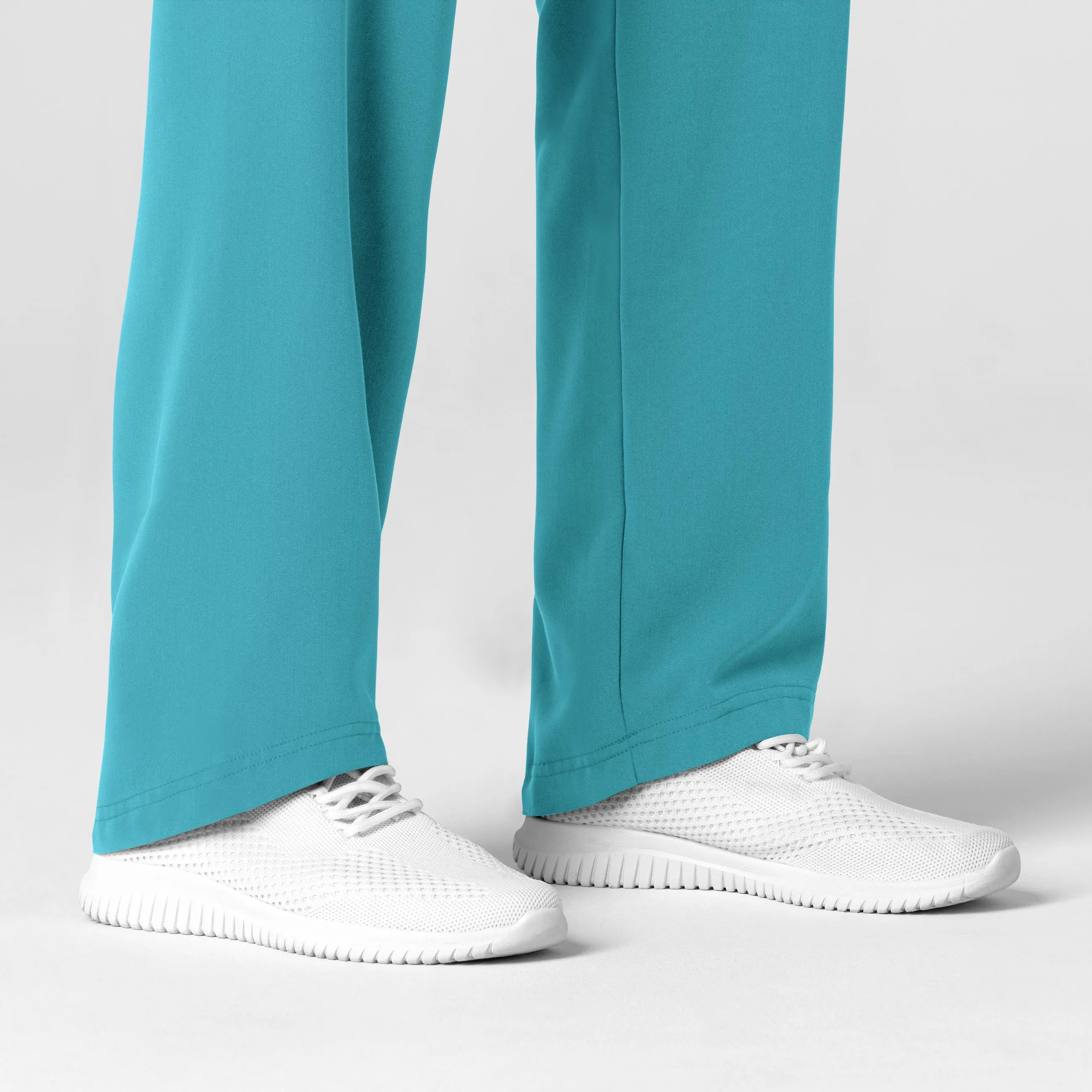 Nova 5232 Stovepipe High-Low Hem Scrub Pants Teal Blue