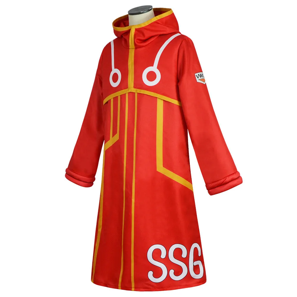 One Piece Monkey D. Luffy Future Island Egghead Arc Cosplay Costume Uniform Outfits