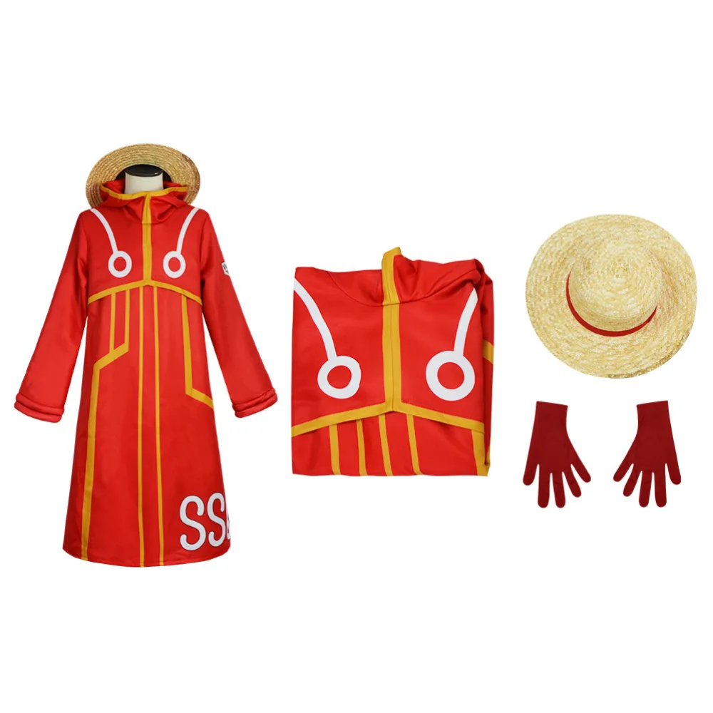 One Piece Monkey D. Luffy Future Island Egghead Arc Cosplay Costume Uniform Outfits