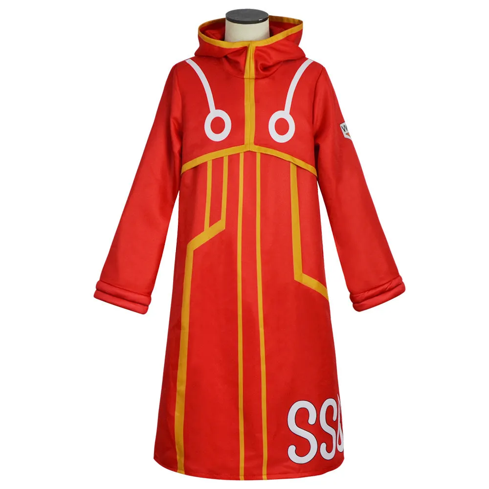 One Piece Monkey D. Luffy Future Island Egghead Arc Cosplay Costume Uniform Outfits