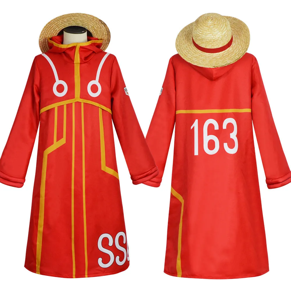 One Piece Monkey D. Luffy Future Island Egghead Arc Cosplay Costume Uniform Outfits
