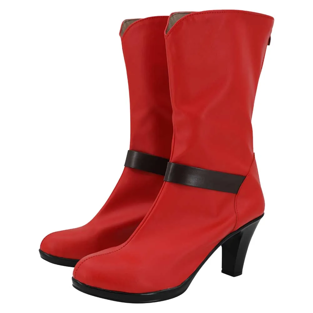 One Piece Nami Anime Character Cosplay Red Shoes Boots