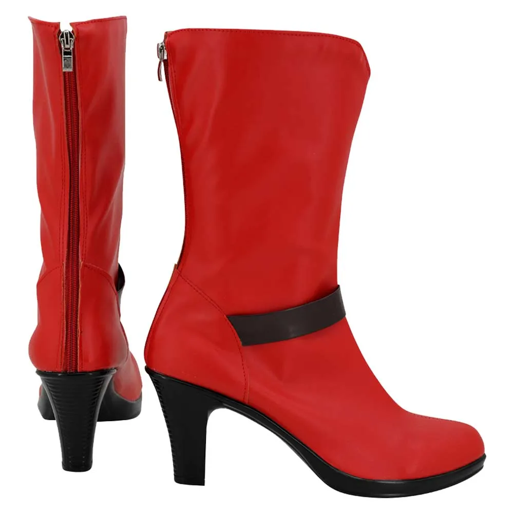 One Piece Nami Anime Character Cosplay Red Shoes Boots