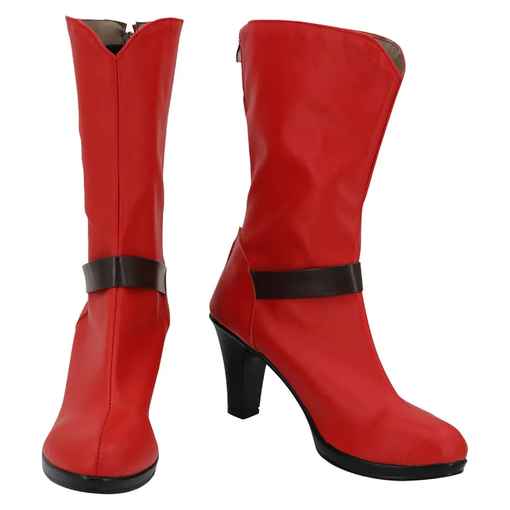 One Piece Nami Anime Character Cosplay Red Shoes Boots