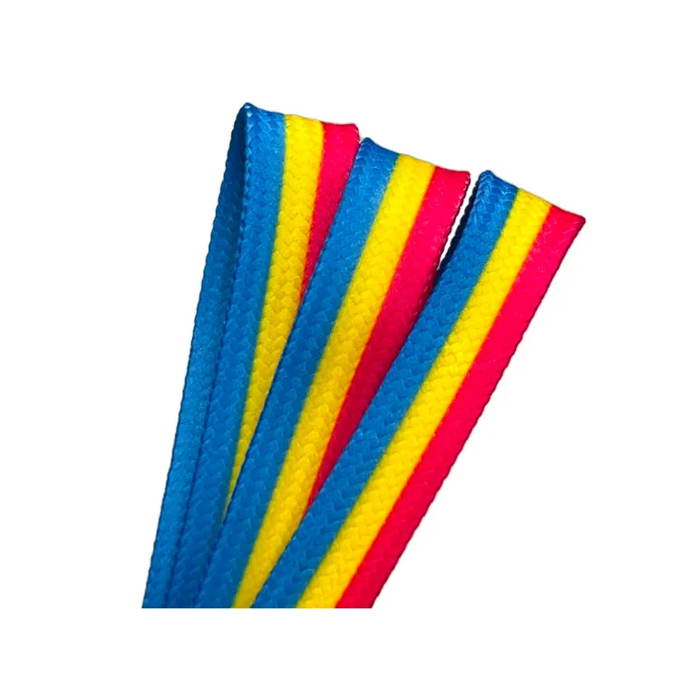 Pan Stripe WAXED LACES