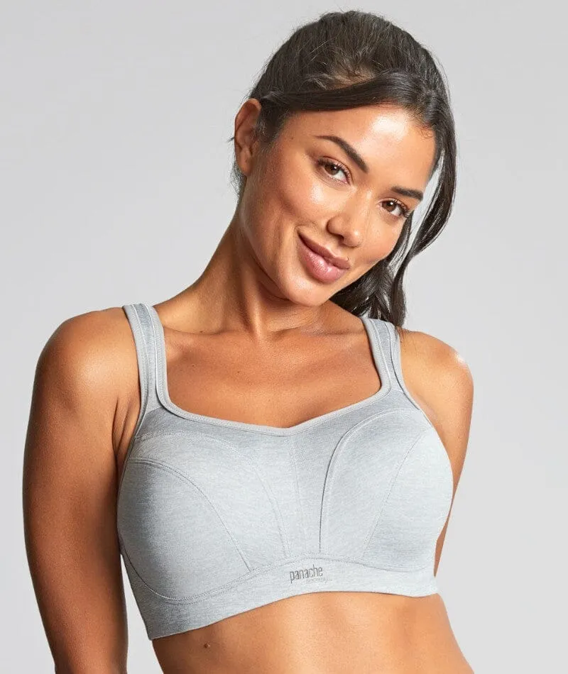 Panache Sport Power Underwired Sports Bra - Grey Marl