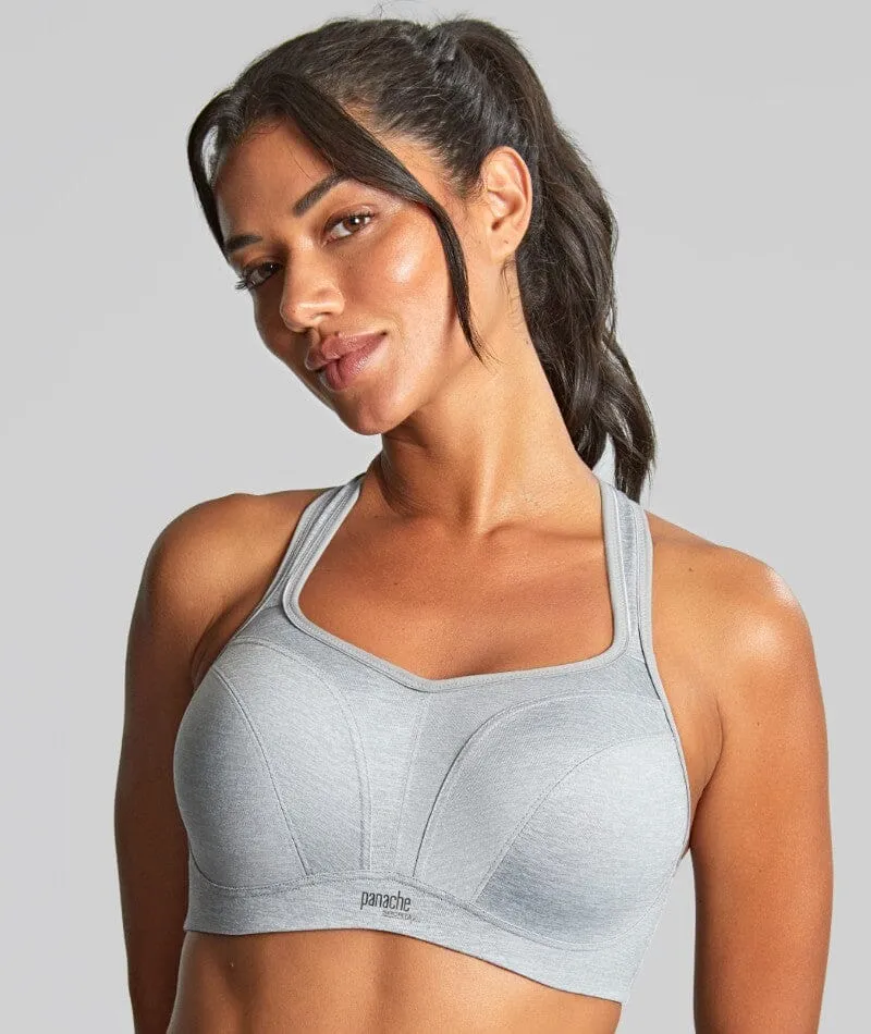 Panache Sport Power Underwired Sports Bra - Grey Marl