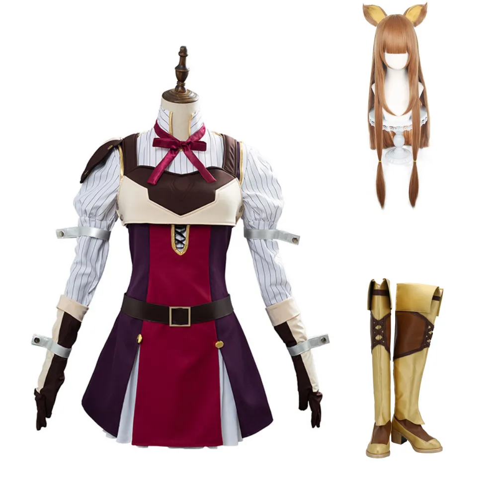 Raphtalia The Rising of The Shield Hero Cosplay Costume Girl Female