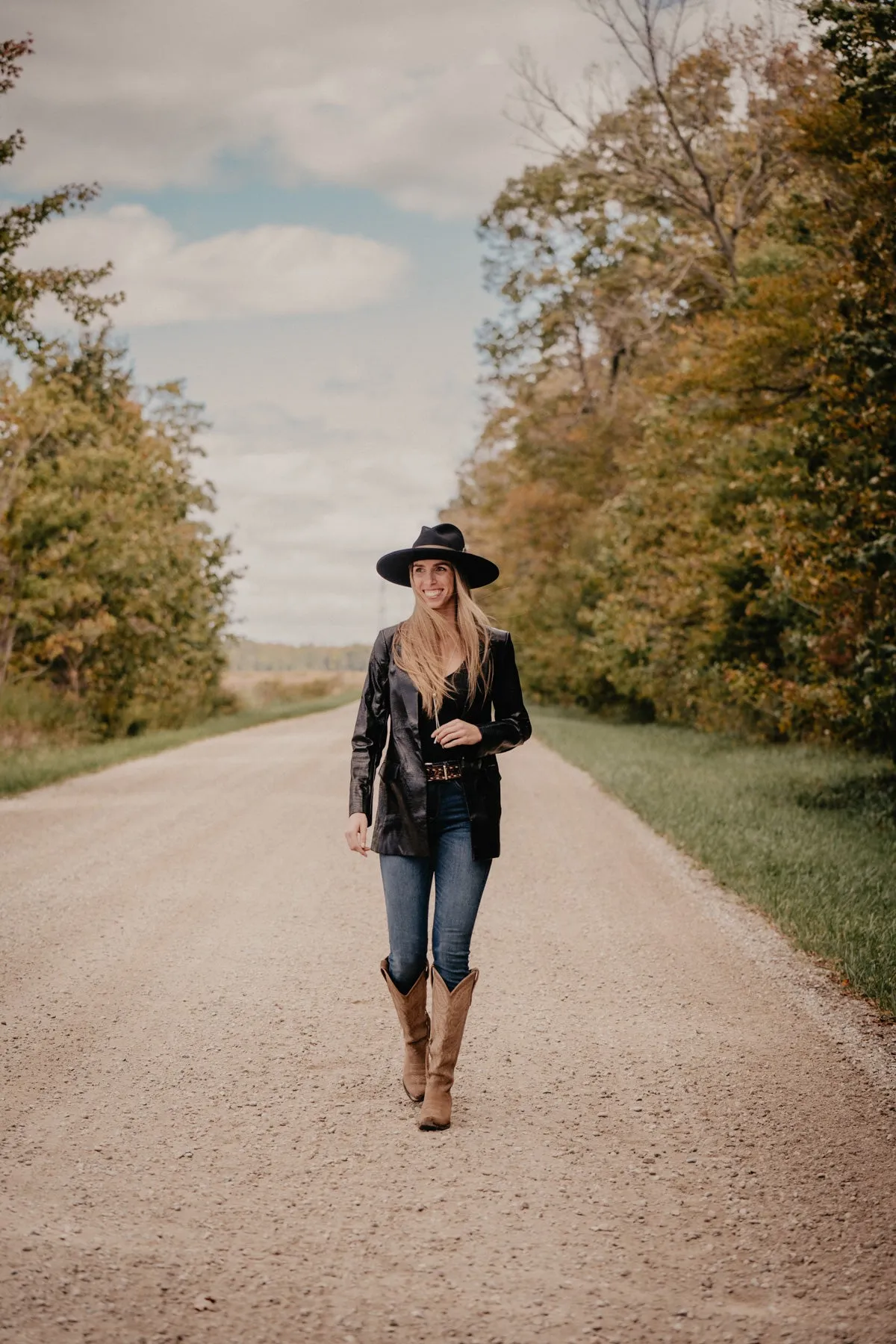 'Raven' Women's Caiman Black Blazer By Ariat (1 S Only)