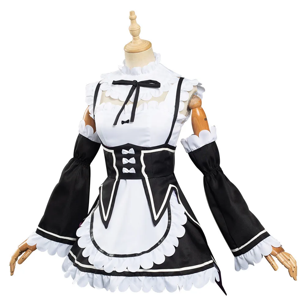 Re:Zero Life in a Different World from Zero Ram Outfit Cosplay Costume